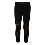 Slashed Leopard Back Legging - Denny's