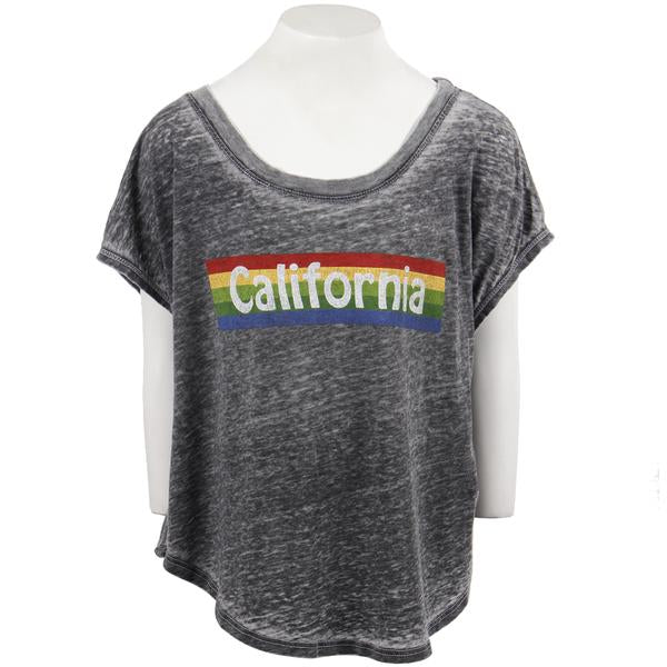 Burn Out Cap Sleeve with California - Denny's