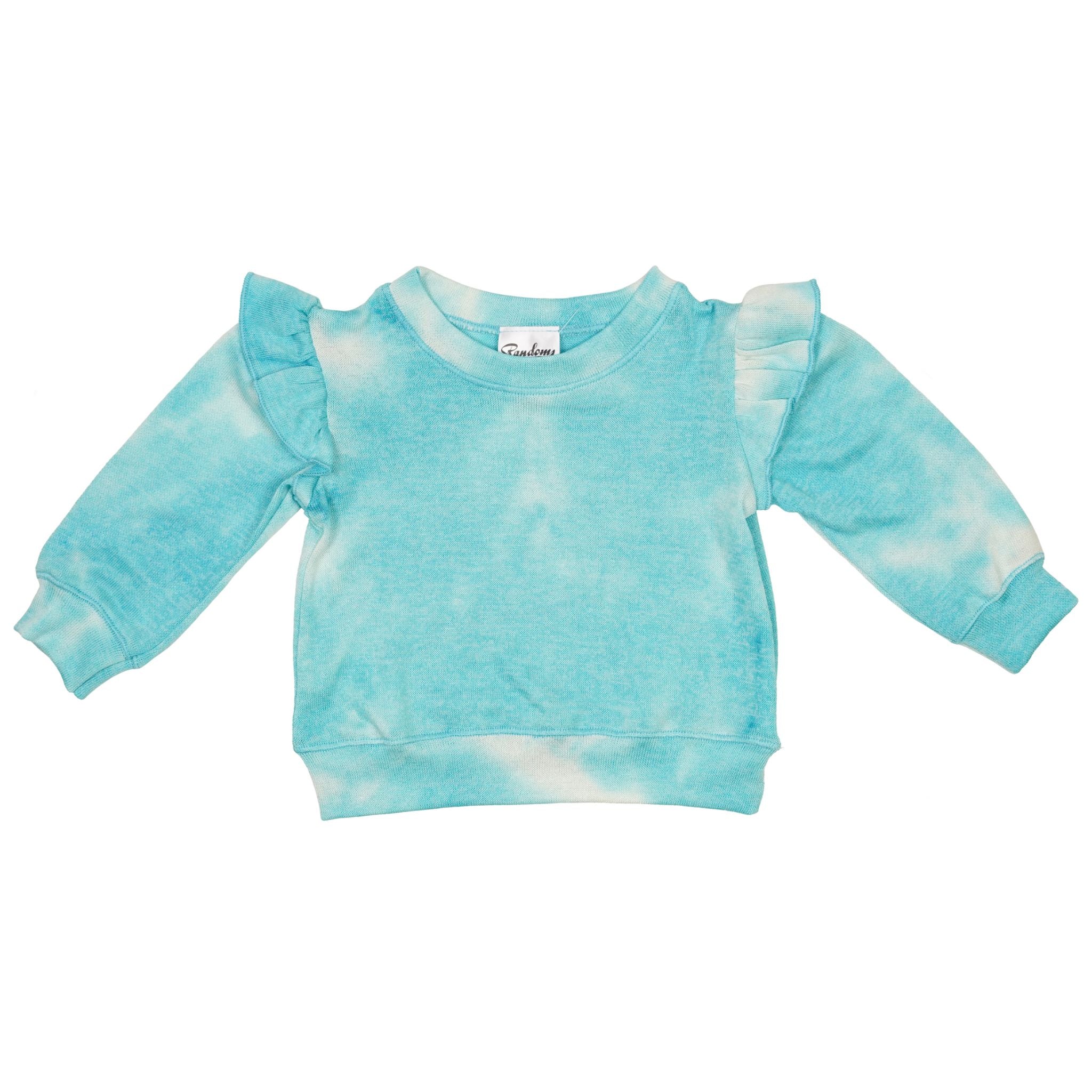 Ruffle Tie Dye Sweatshirt - Denny's