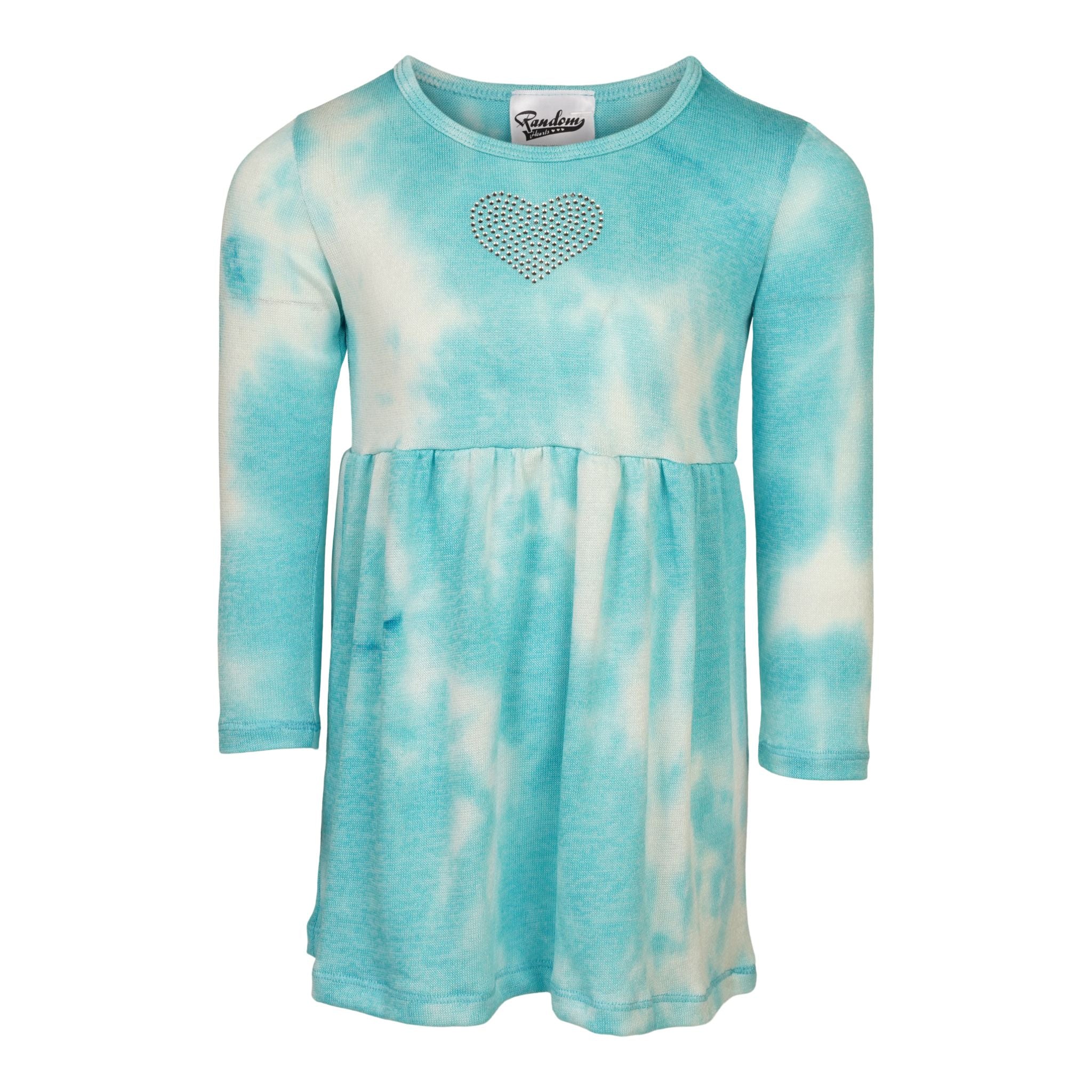 Baby Doll Tie Dye Crystal Heart Dress - Denny's