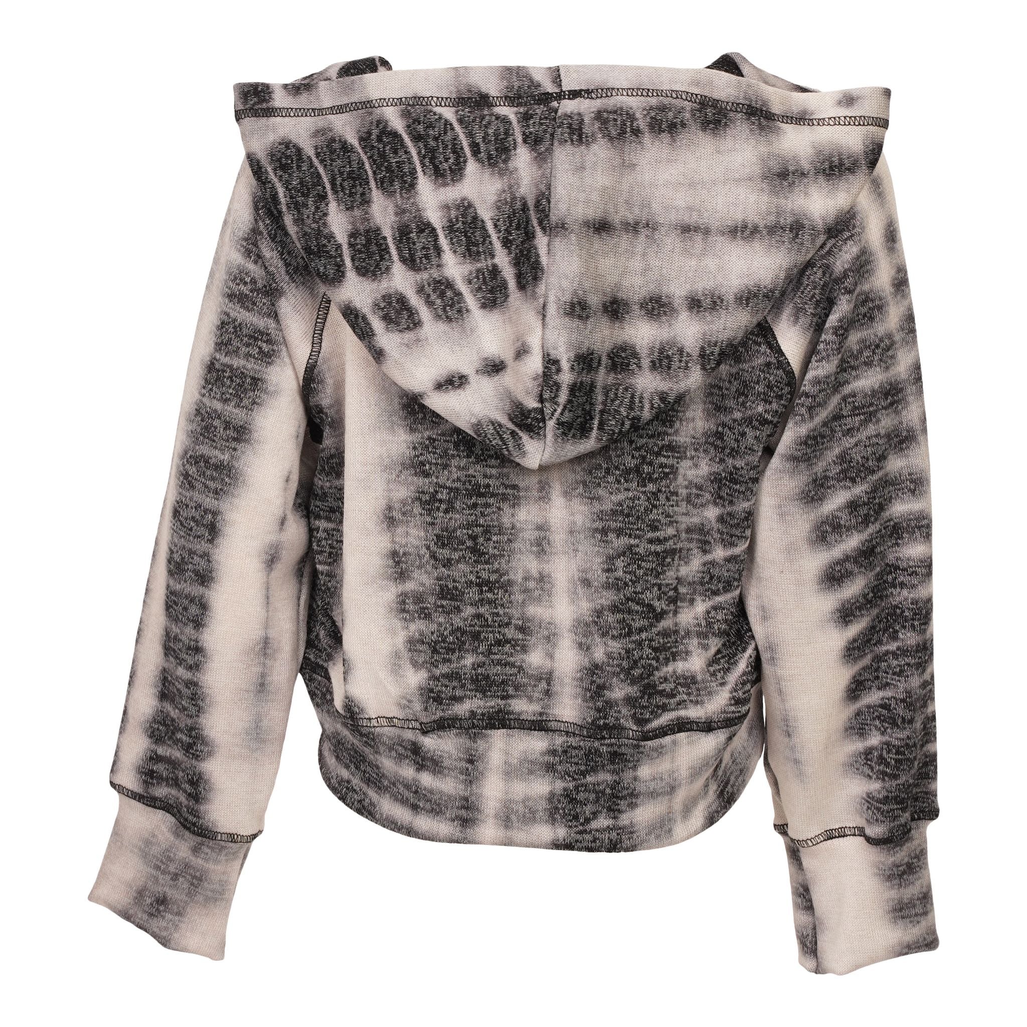 Tie Dye Cropped Hoodie - Denny's
