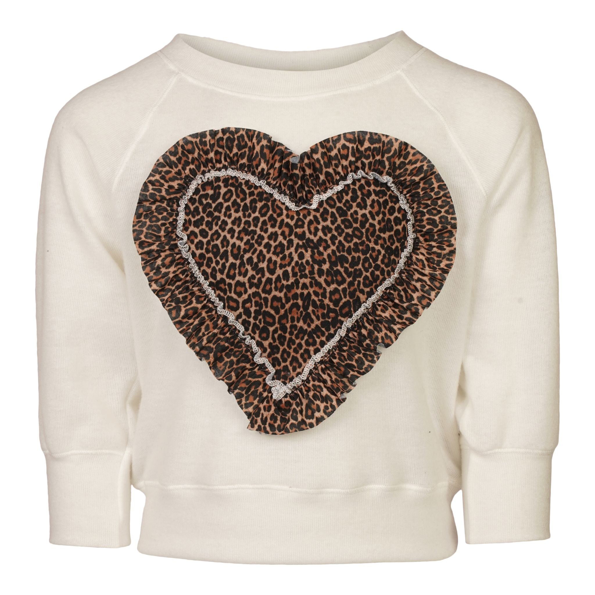 Leopard Heart Sweatshirt - Denny's