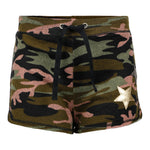 Metallic Star Hacci Camo Short - Denny's
