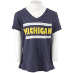 Short Sleeve Vneck with Michigan - Denny's