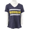 Short Sleeve Vneck with Michigan - Denny's