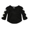 Metallic Hearts Sleeve Sweater - Denny's
