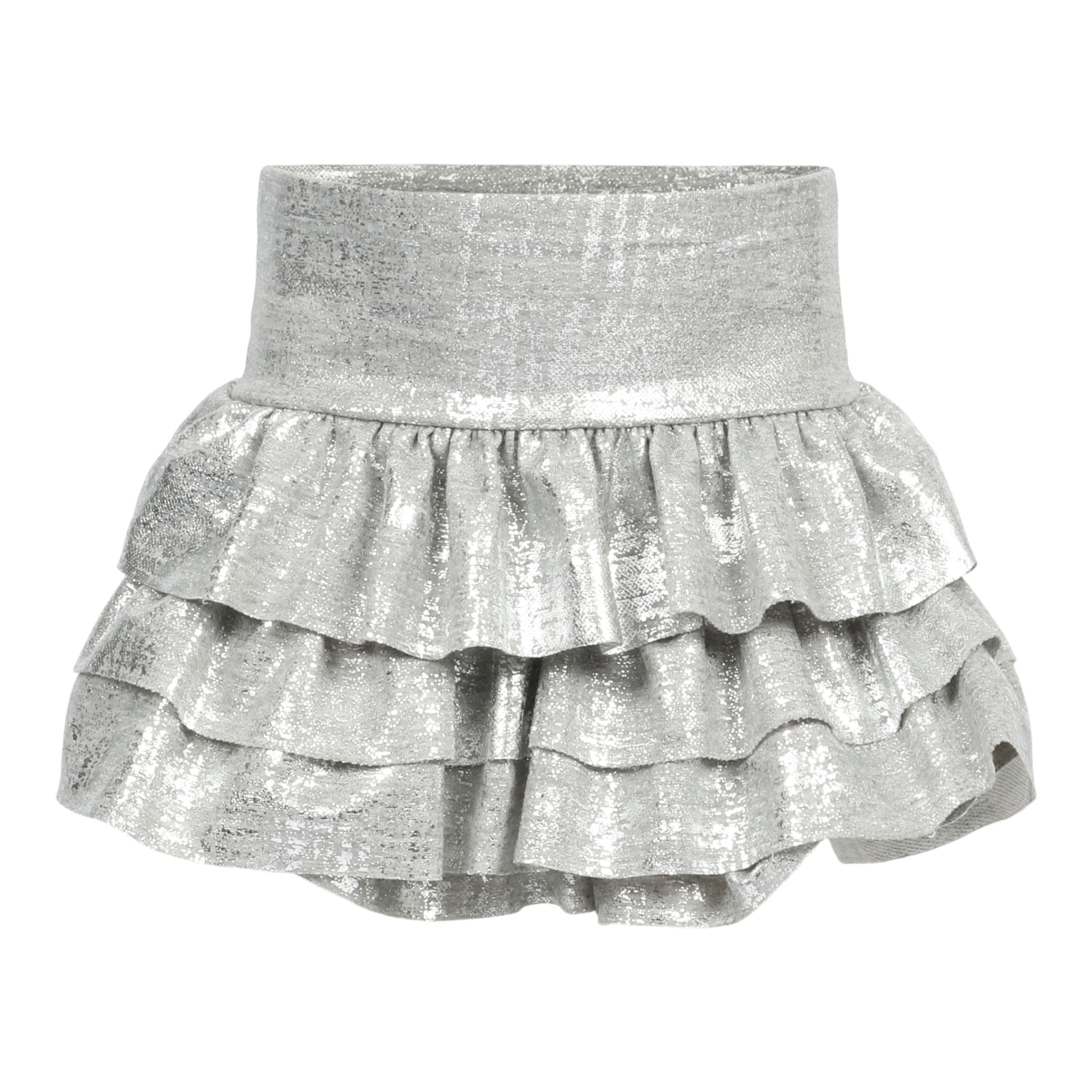 Metallic Tiered Ruffle Skirt - Denny's