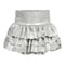 Metallic Tiered Ruffle Skirt - Denny's