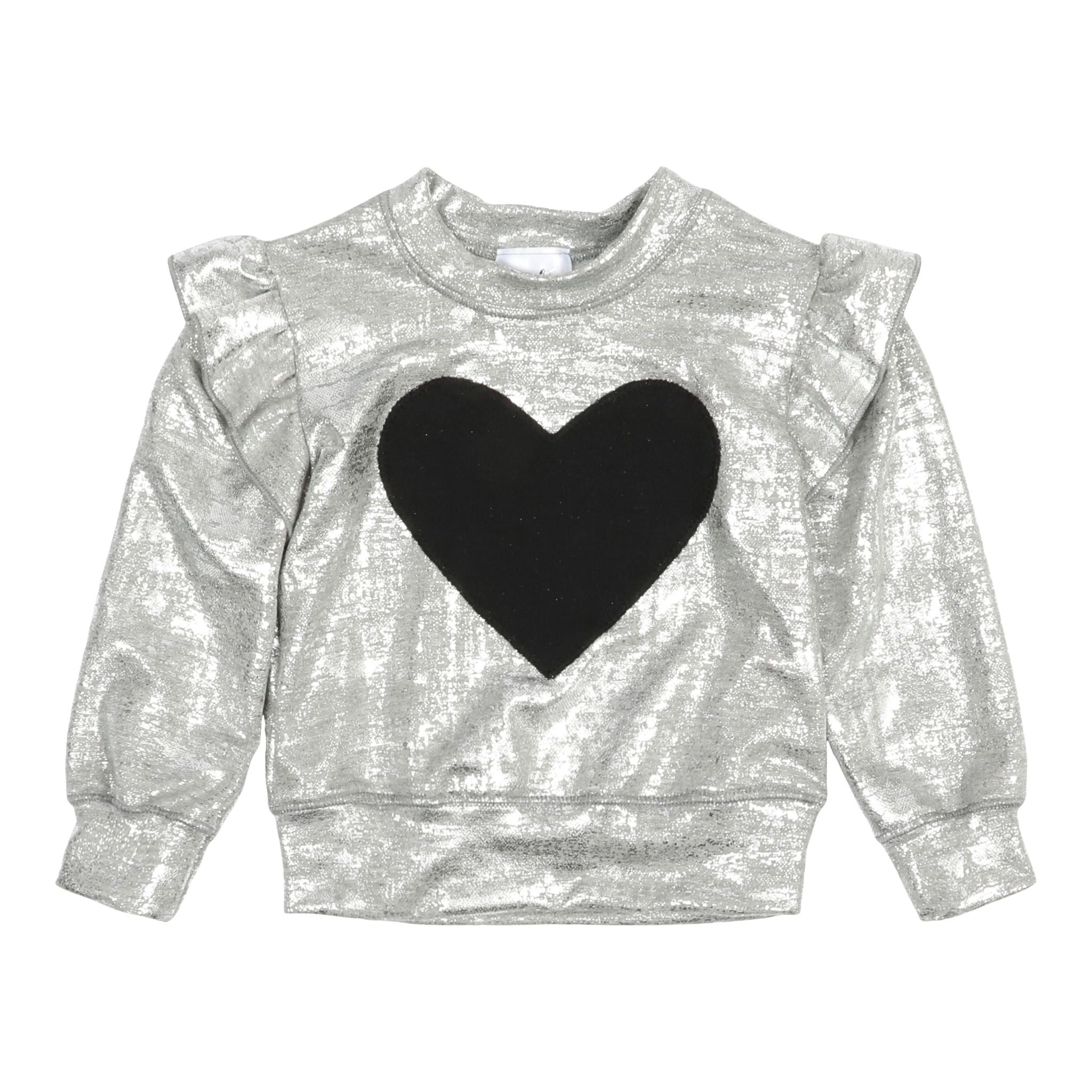 Heart Ruffle Sweatshirt - Denny's