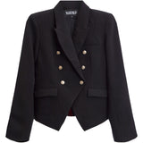 Victoria Gold Button Blazer - Denny's