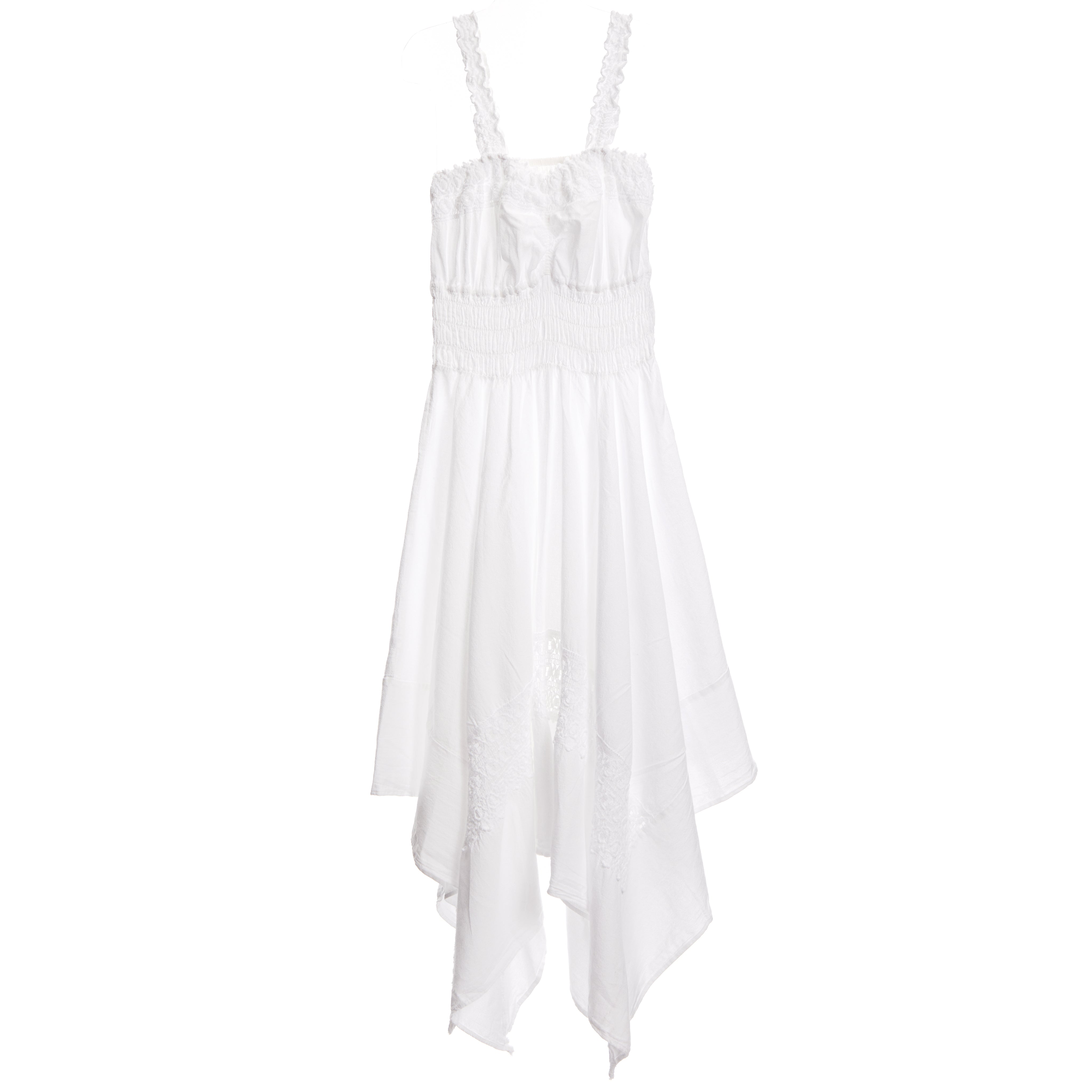 Uneven Hem Gauze Tank Dress - Denny's