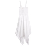Uneven Hem Gauze Tank Dress - Denny's