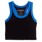 Livi Black Royal Ringer Tank - Denny's