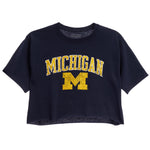 Michigan Boyfriend Crop Tee - Denny's