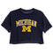 Michigan Boyfriend Crop Tee - Denny's