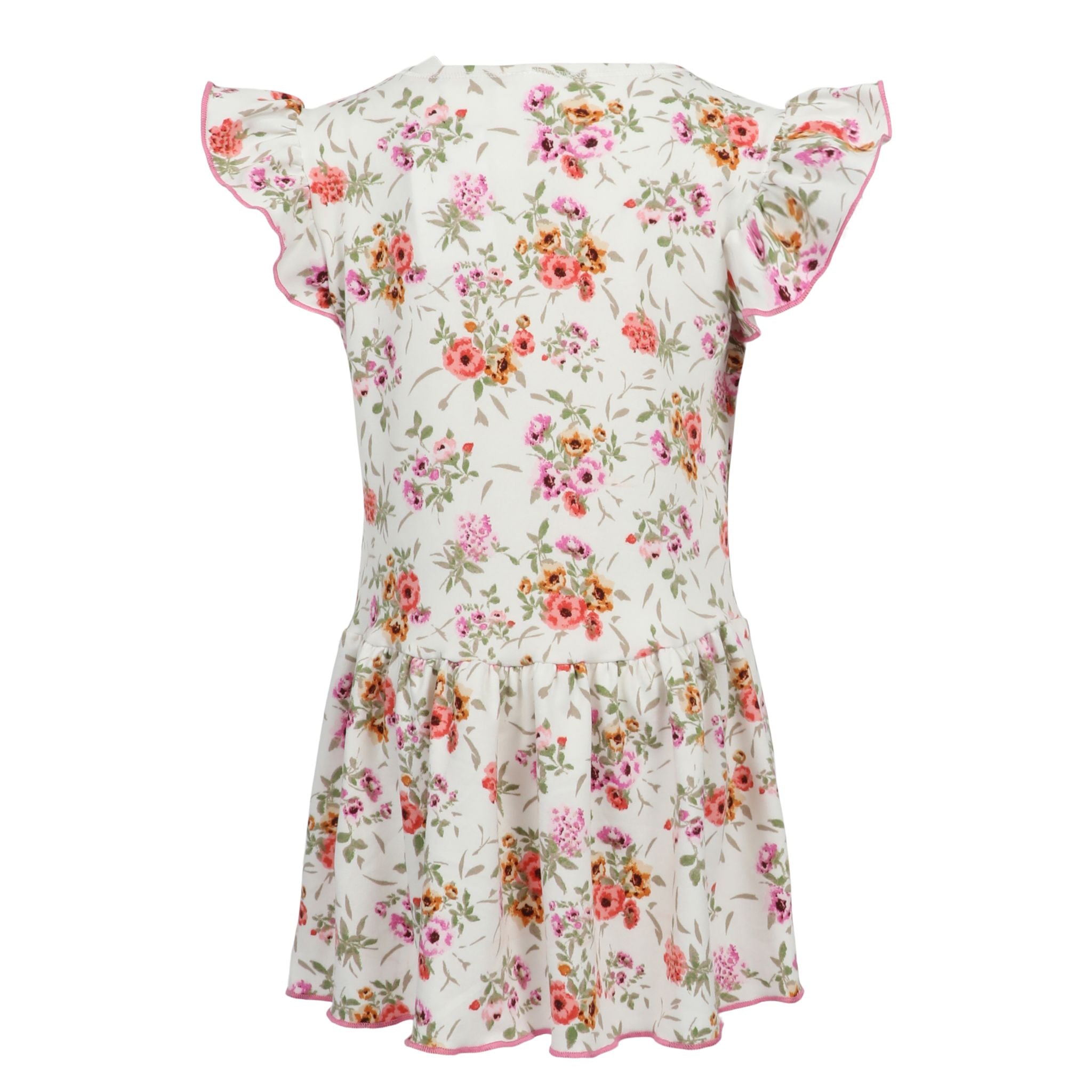 Floral Flutter Sleeve Dress - Denny's