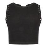 Stud Crop Tank - Denny's