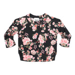 Black Floral Sweatshirt - Denny's