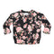 Black Floral Sweatshirt - Denny's