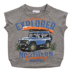 Explores Cutoff French Terry Sweatshirt - Denny's