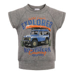 Explores Cutoff French Terry Sweatshirt - Denny's