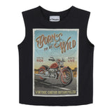 Born To Be Wild Muscle Tee - Denny's