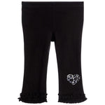 Leopard Heart Ruffle Bottom Legging - Denny's