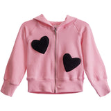 Sherpa Heart Zip Hoodie - Denny's