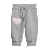 Pink Sherpa Heart Sweatpant - Denny's