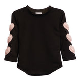 Pink Sherpa Heart Tee - Denny's