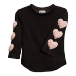 Pink Sherpa Heart Tee - Denny's
