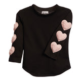 Pink Sherpa Heart Tee - Denny's