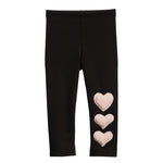Pink Sherpa Heart Legging - Denny's