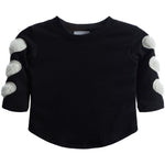 Ivory Sherpa Heart Tee - Denny's