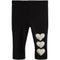 Ivory Sherpa Heart Legging - Denny's
