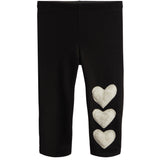 Ivory Sherpa Heart Legging - Denny's