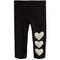 Ivory Sherpa Heart Legging - Denny's