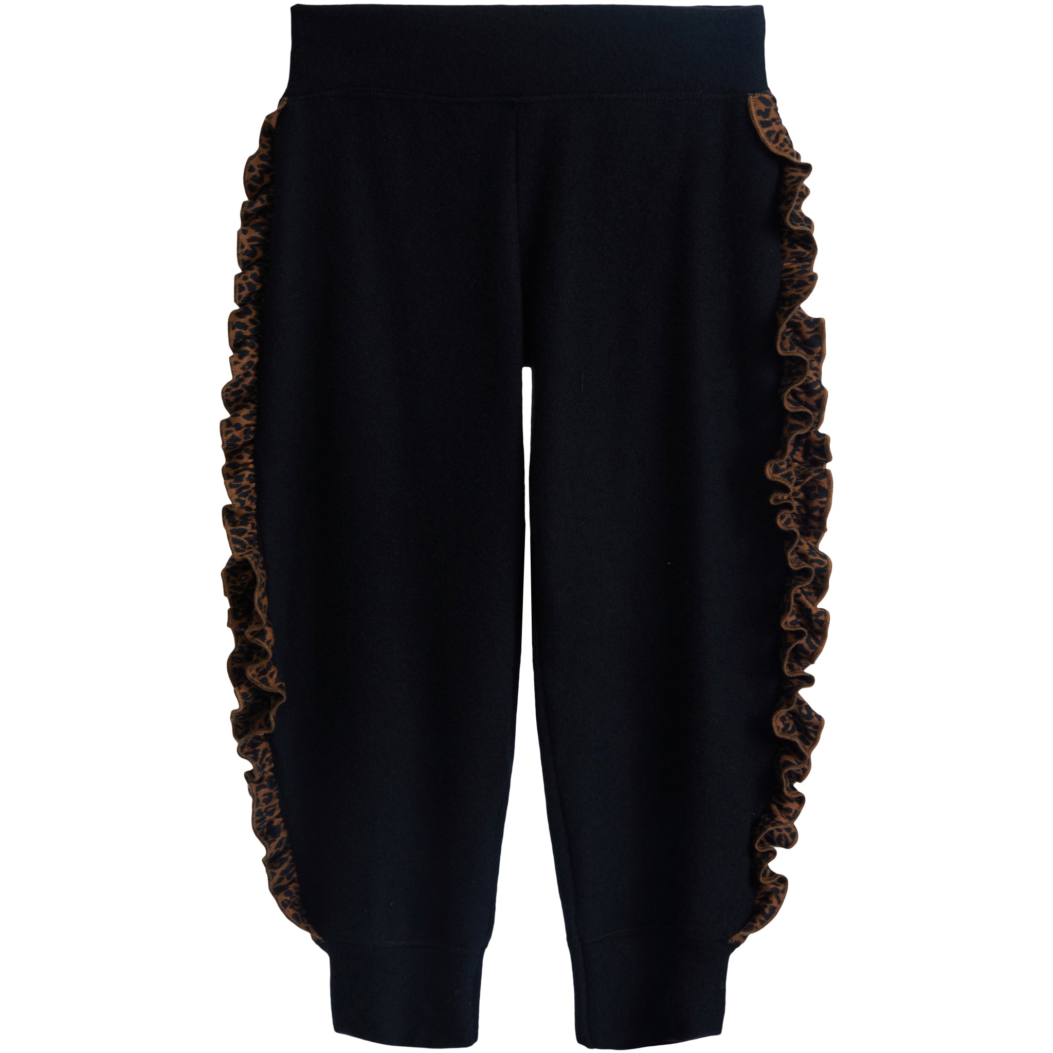 Leopard Ruffle Hacci Sweatpant - Denny's