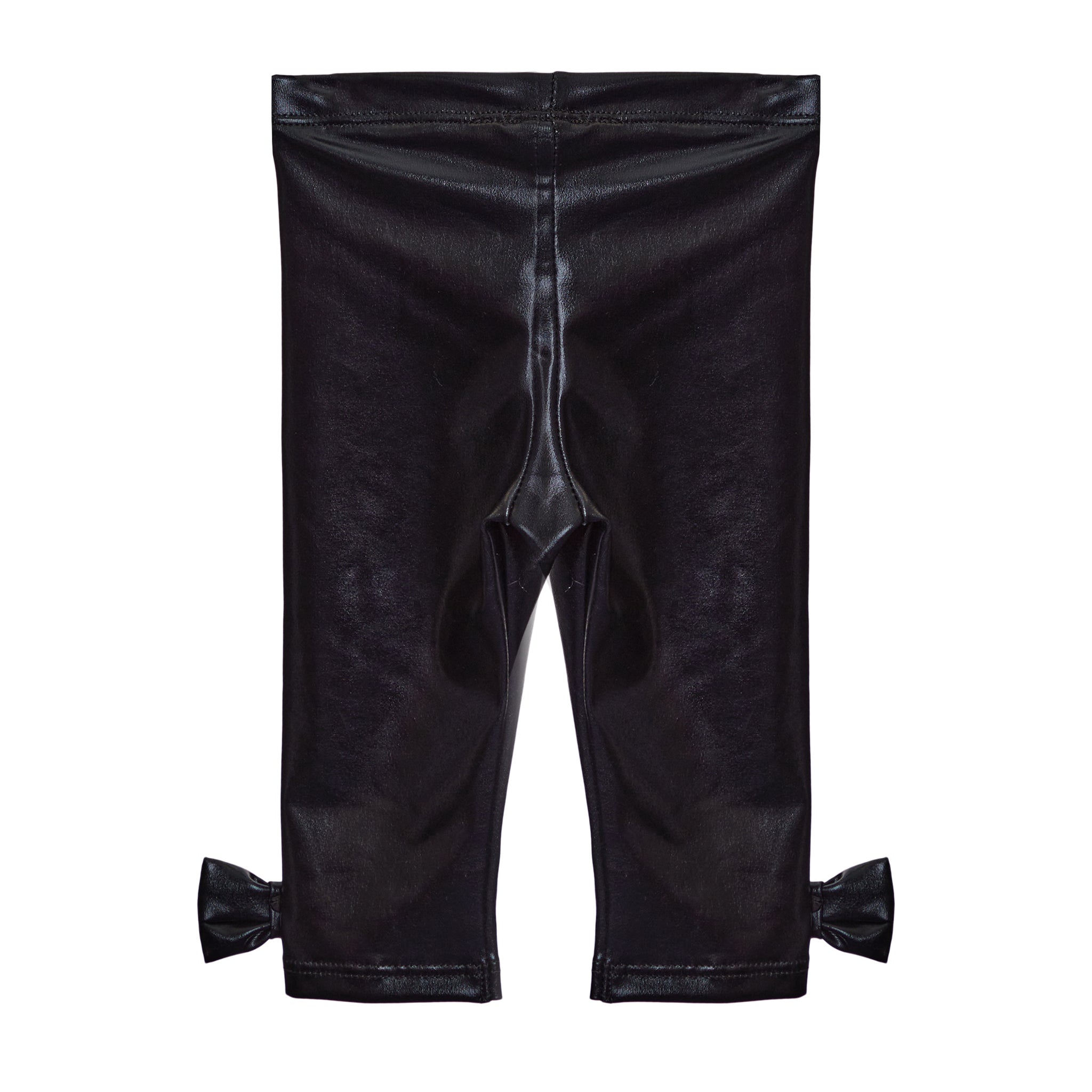 Faux Leather Bow Legging - Denny's