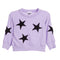 Black Eyelash Star Hacci Sweatshirt - Denny's