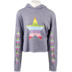 Crop Hoody with Rainbow Star - Denny's