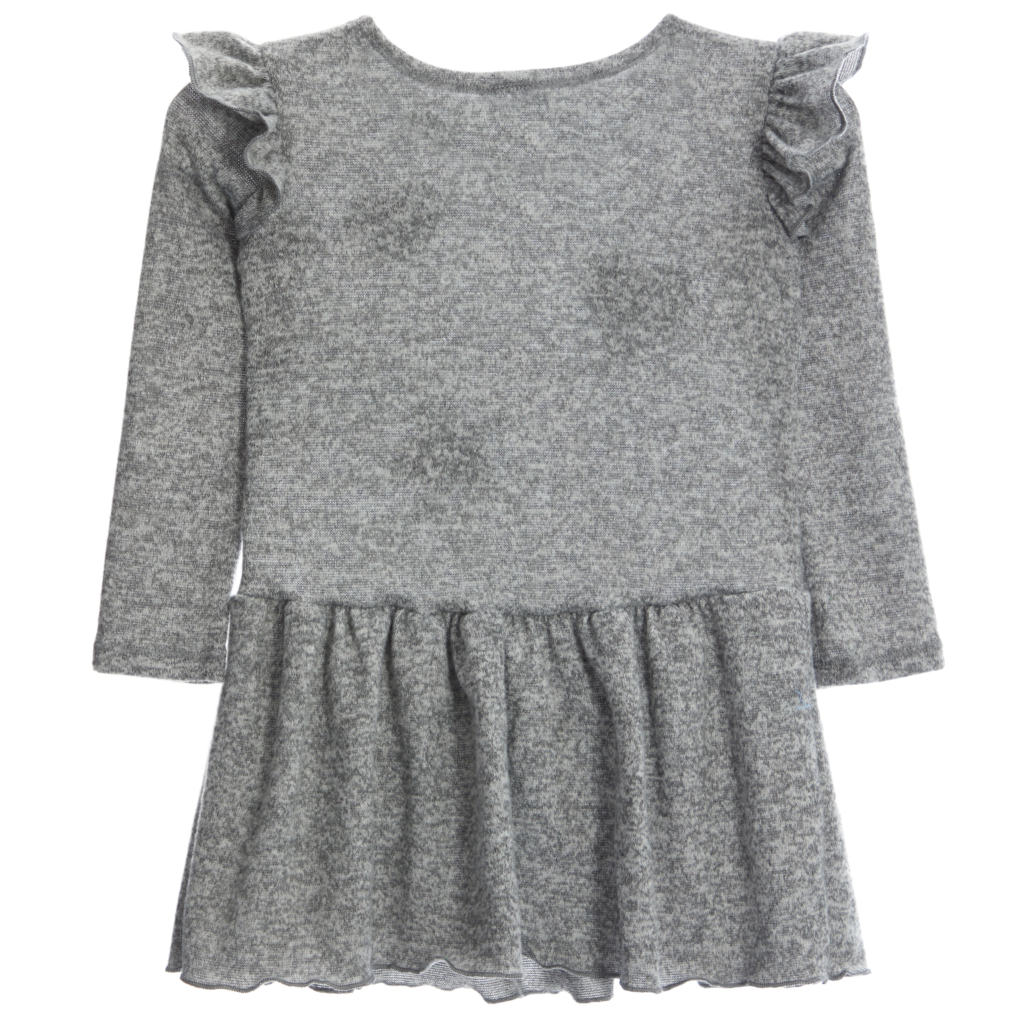 Hearts and Stars Hacci Ruffle Dress - Denny's
