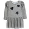 Hearts and Stars Hacci Ruffle Dress - Denny's