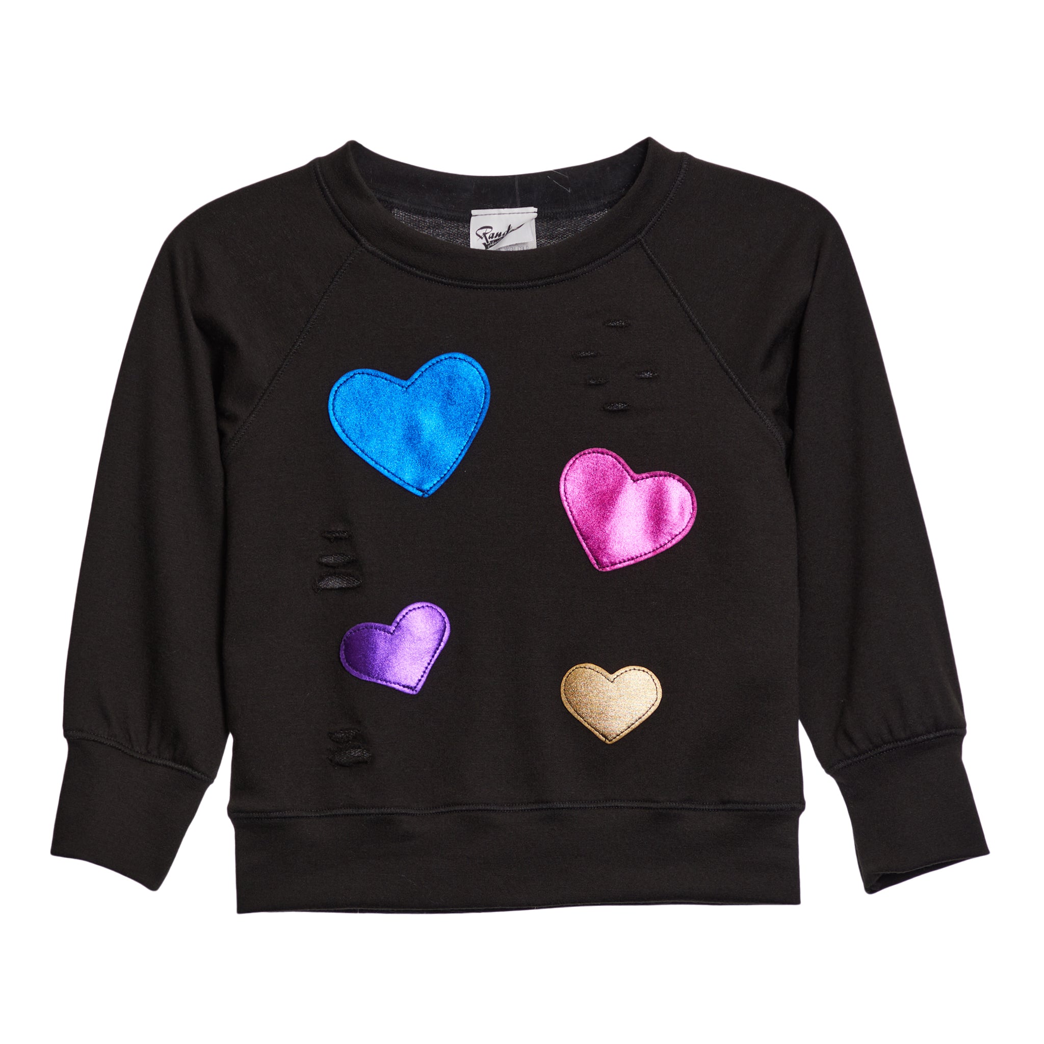 Metallic Hearts Destruction Sweatshirt - Denny's