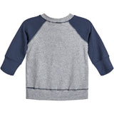 Sherpa Lightning Bolt Color Block Raglan Sweatshirt - Denny's