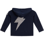 Sherpa Lightening Bolt Zip Hoodie - Denny's