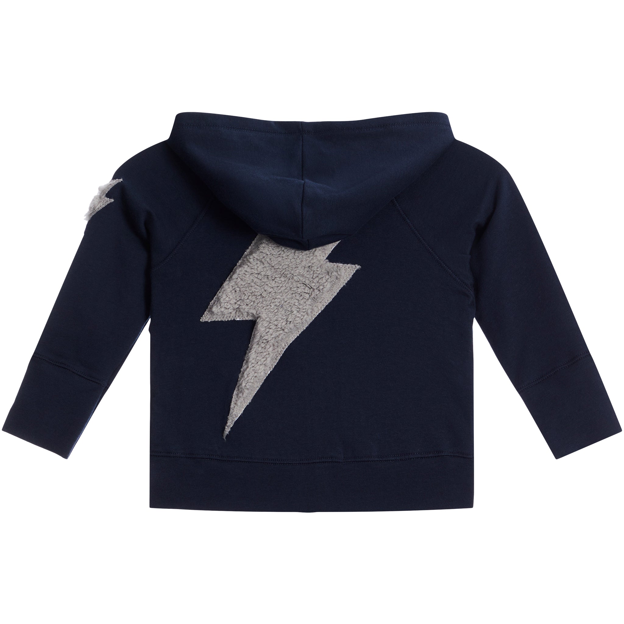 Sherpa Lightening Bolt Zip Hoodie - Denny's