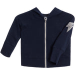 Sherpa Lightening Bolt Zip Hoodie - Denny's