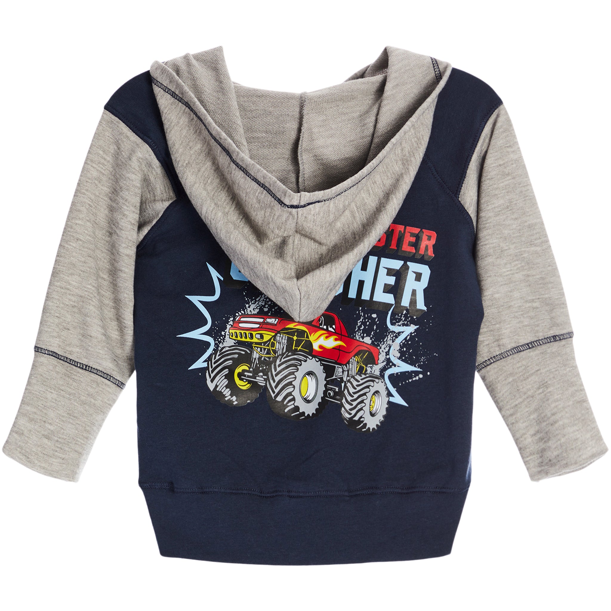 Monster Crusher Colorblock Hoodie - Denny's