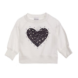 Leopard Heart Sweatshirt - Denny's